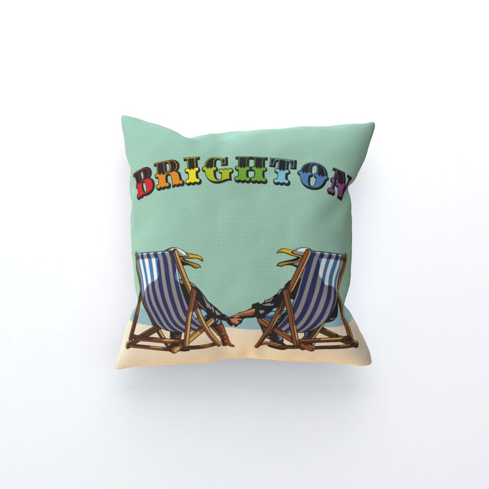 Laughing Seagulls - Throw Pillows