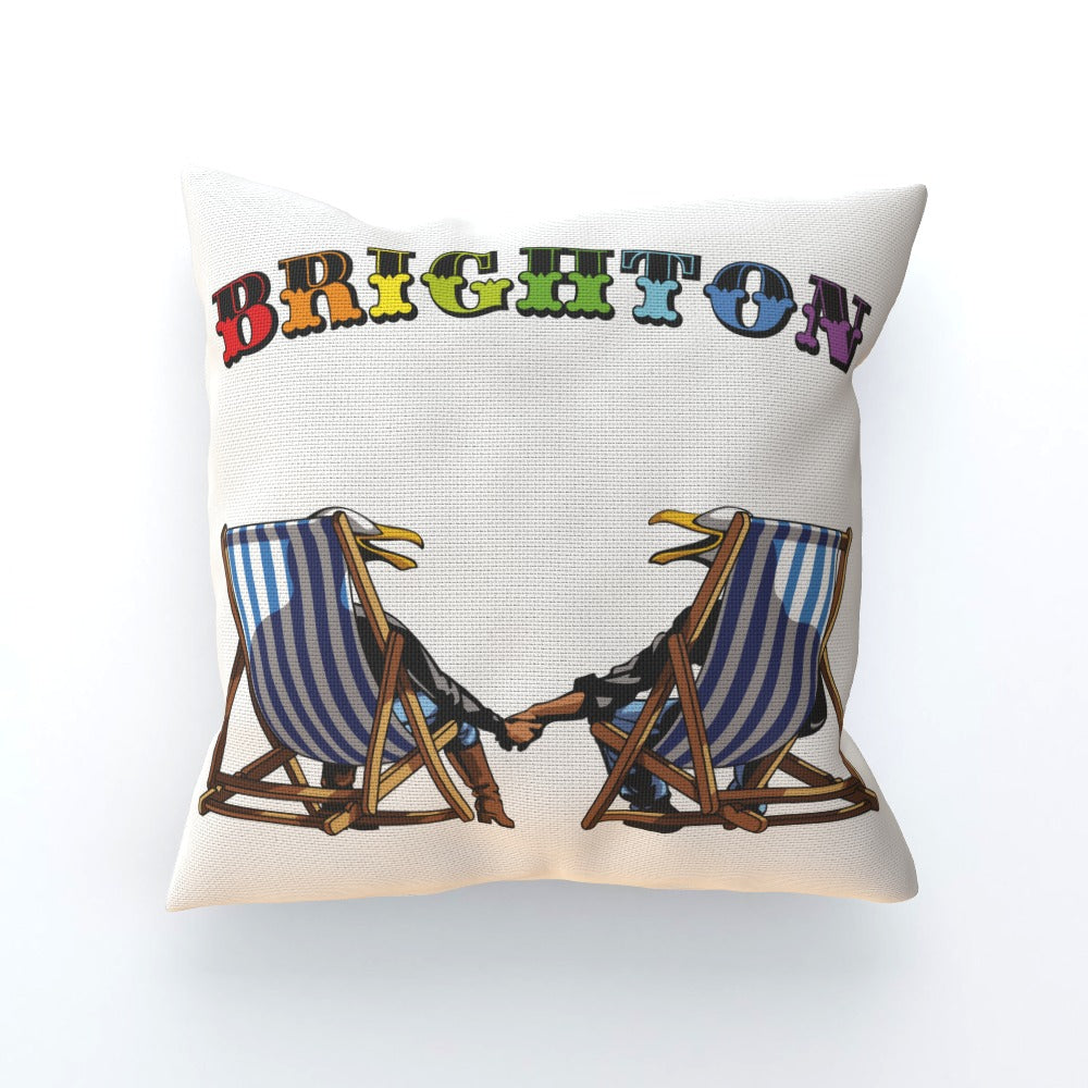 Laughing Seagulls - Throw Pillows