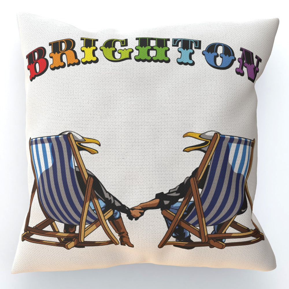 Laughing Seagulls - Throw Pillows