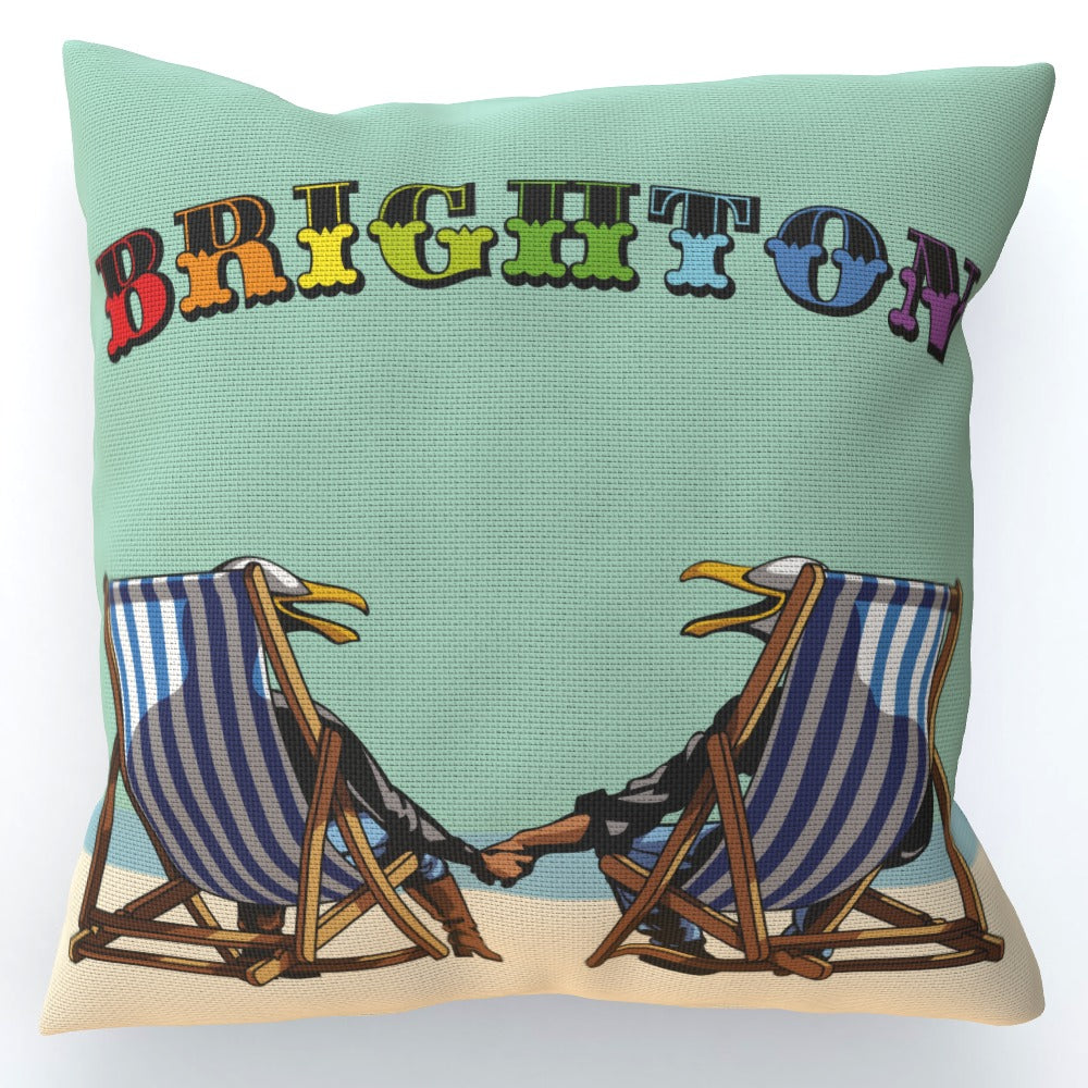 Laughing Seagulls - Throw Pillows