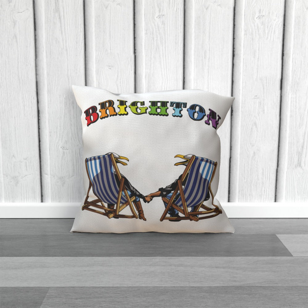 Laughing Seagulls - Throw Pillows