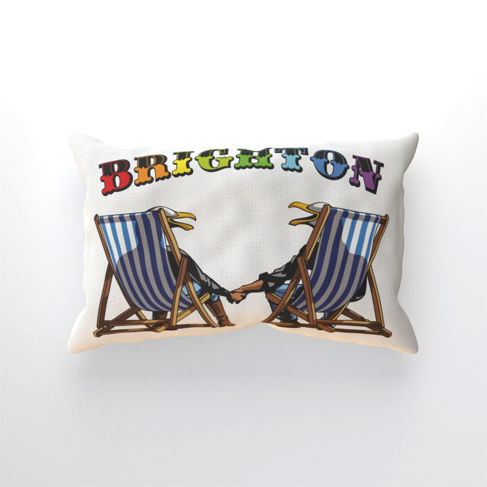 Laughing Seagulls - Throw Pillows